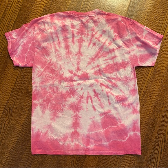 Hot Pink Tie Dye T-Shirt - Picture 3 of 6